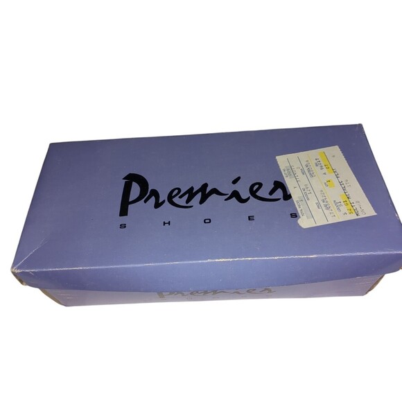 Premier Collection Vtg 90s Gold -Silver Metallic Low Heel Slip-on  Womens 7 - Picture 5 of 8